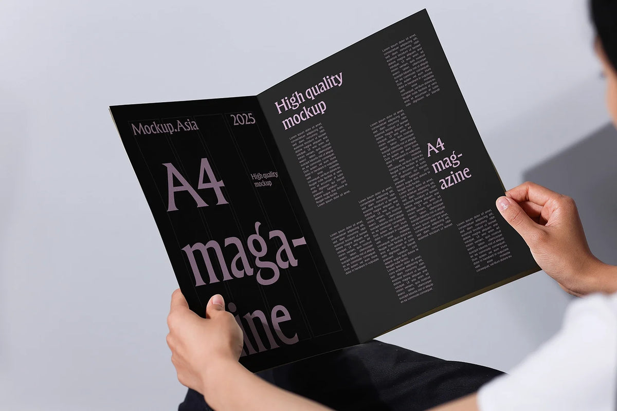 Design Studies: Magazine Mockup A403