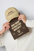Design Studies: Baseball Cap and Kraft Bag Mockup