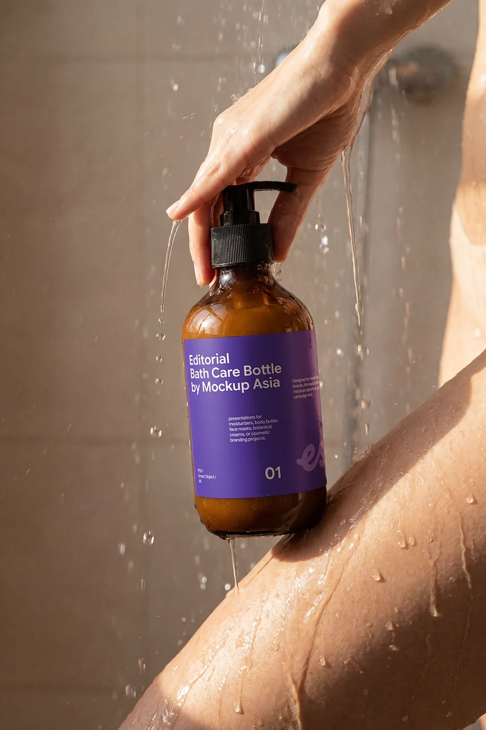 Design Studies: Bath Care Bottle Mockup - Image 3