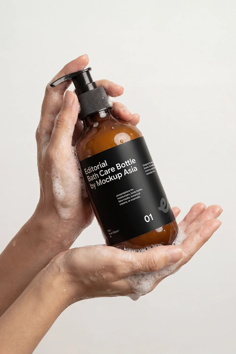 Design Studies: Bath Care Bottle Mockup ESJ09 – Freemockup PSD