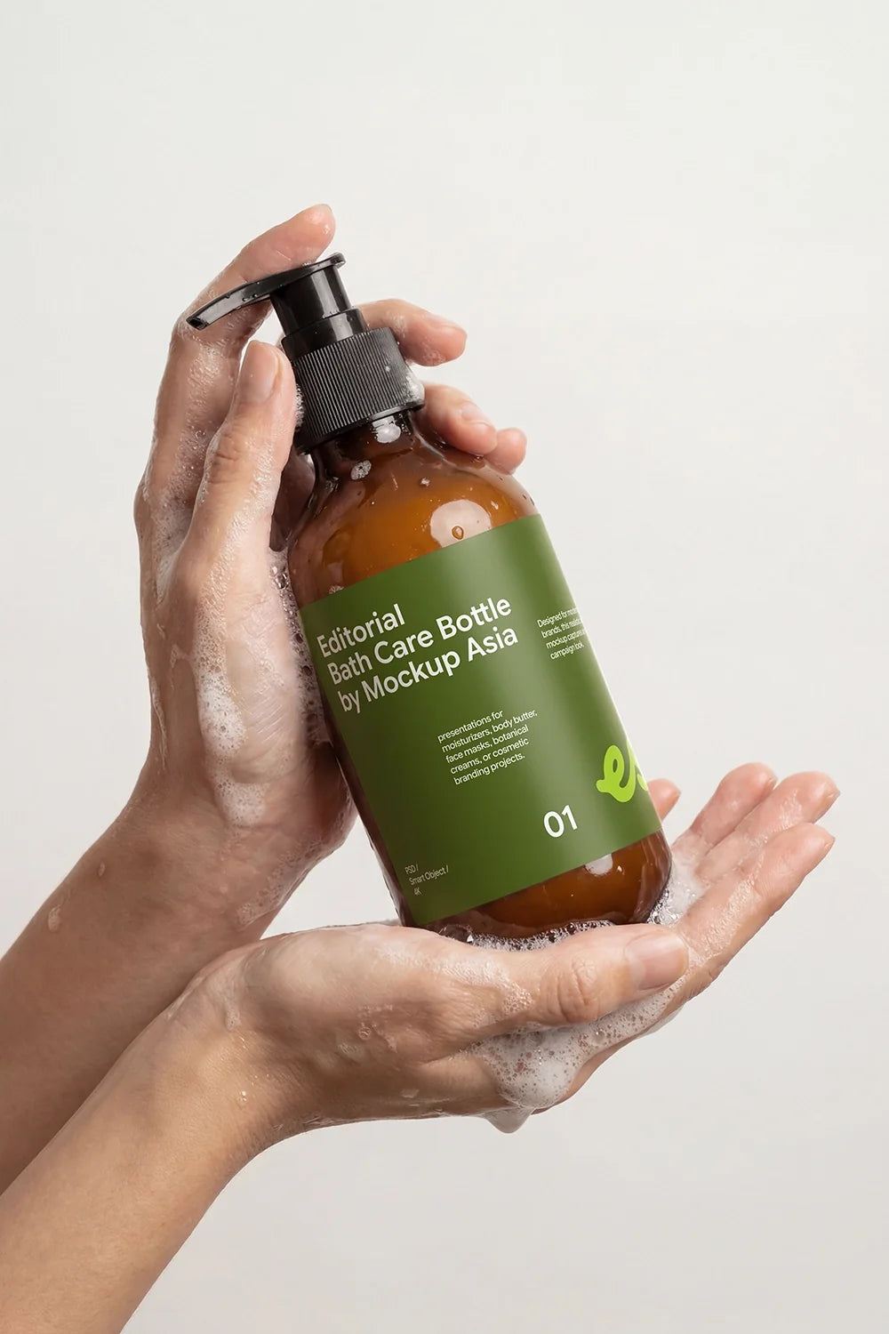 Design Studies: Bath Care Bottle Mockup ESJ09 – Freemockup PSD - Image 3
