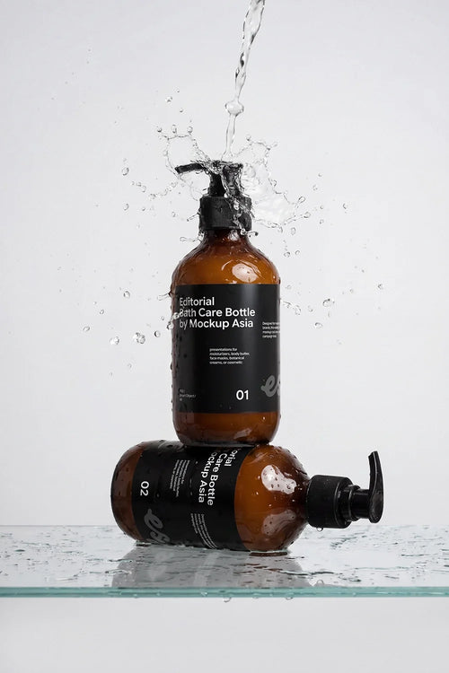 Design Studies: Bath Care Bottle Mockup