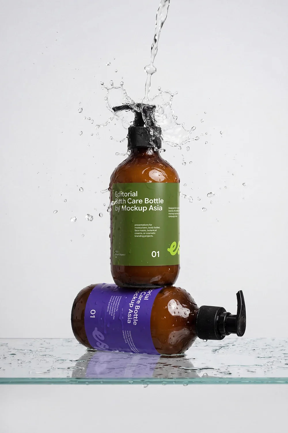 Design Studies: Bath Care Bottle Mockup - Image 3