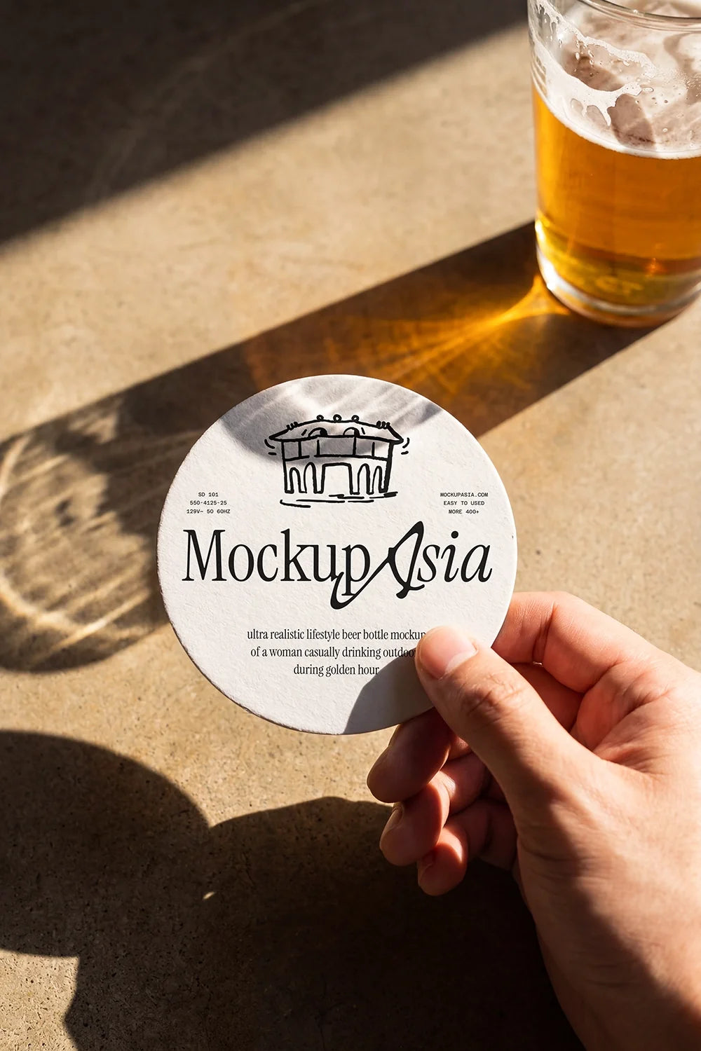 Design Studies: Beer Coaster Mockup - Image 2