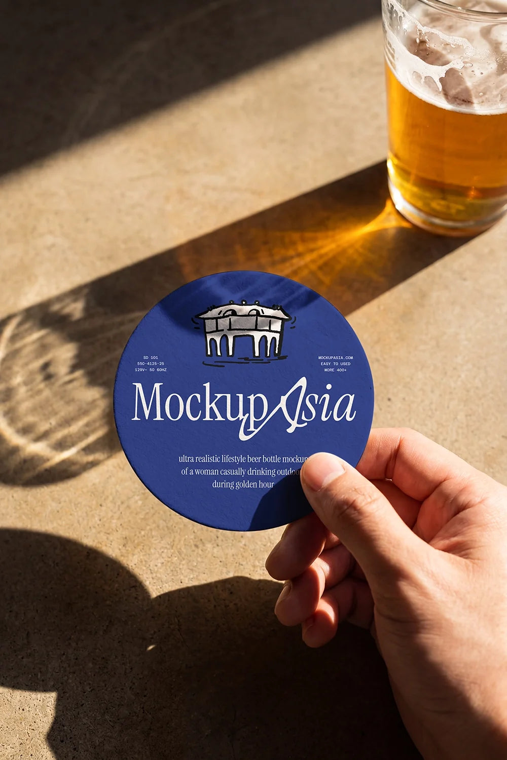 Design Studies: Beer Coaster Mockup