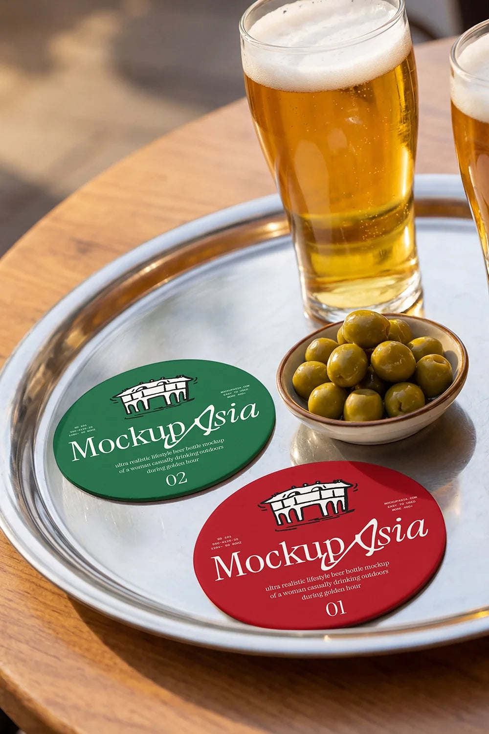 Design Studies: Beer Coaster Mockup - Image 3