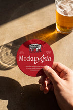 Design Studies: Beer Coaster Mockup - Image 3