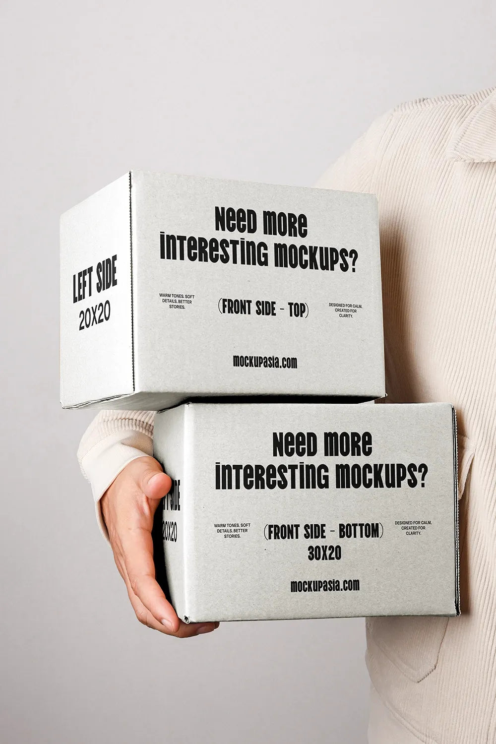 Design Studies: Cardboard Box Mockup - Image 2