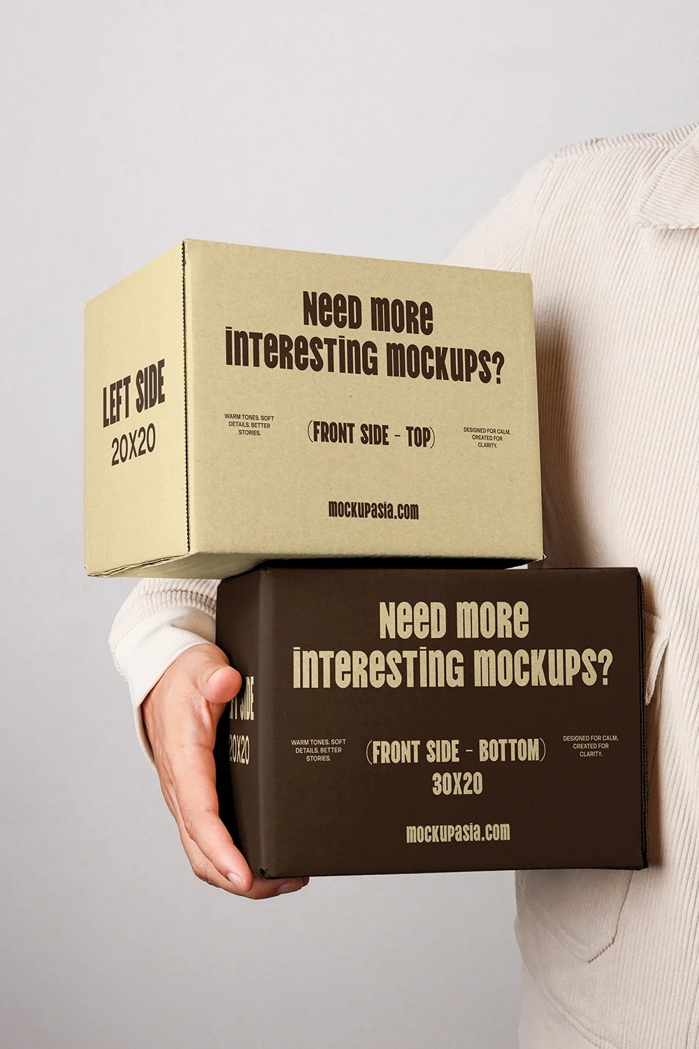 Design Studies: Cardboard Box Mockup