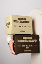 Design Studies: Cardboard Box Mockup