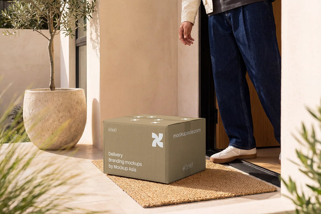 Design Studies: Cardboard Box Packaging Mockup - Image 3