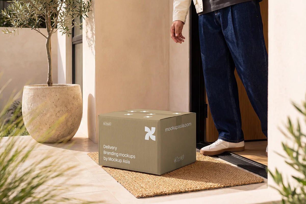 Design Studies: Cardboard Box Packaging Mockup - Image 3