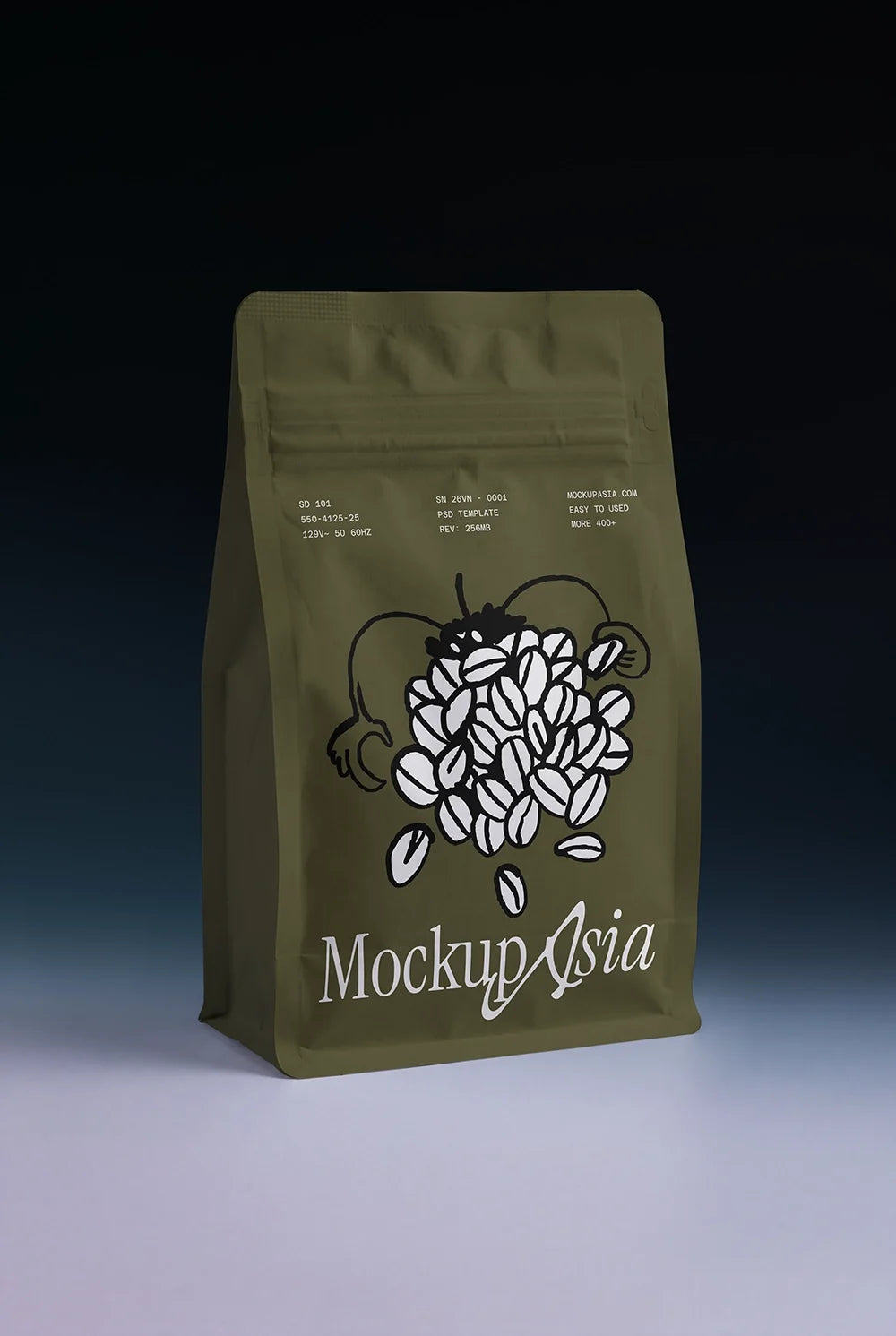 Design Studies: Coffee Bag Mockup