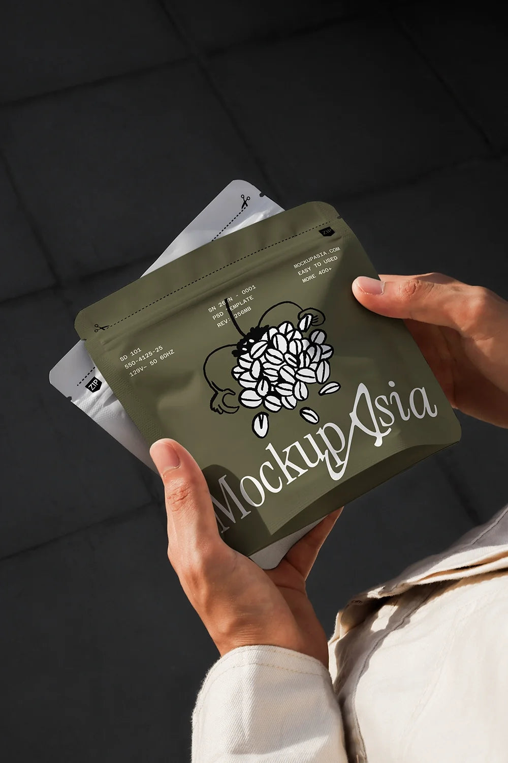 Design Studies: Coffee Pouch Mockup