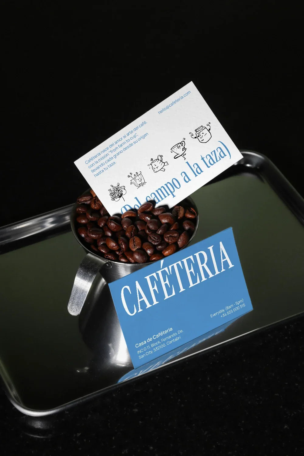 Design Studies: Coffee Business Card mockup - Image 2