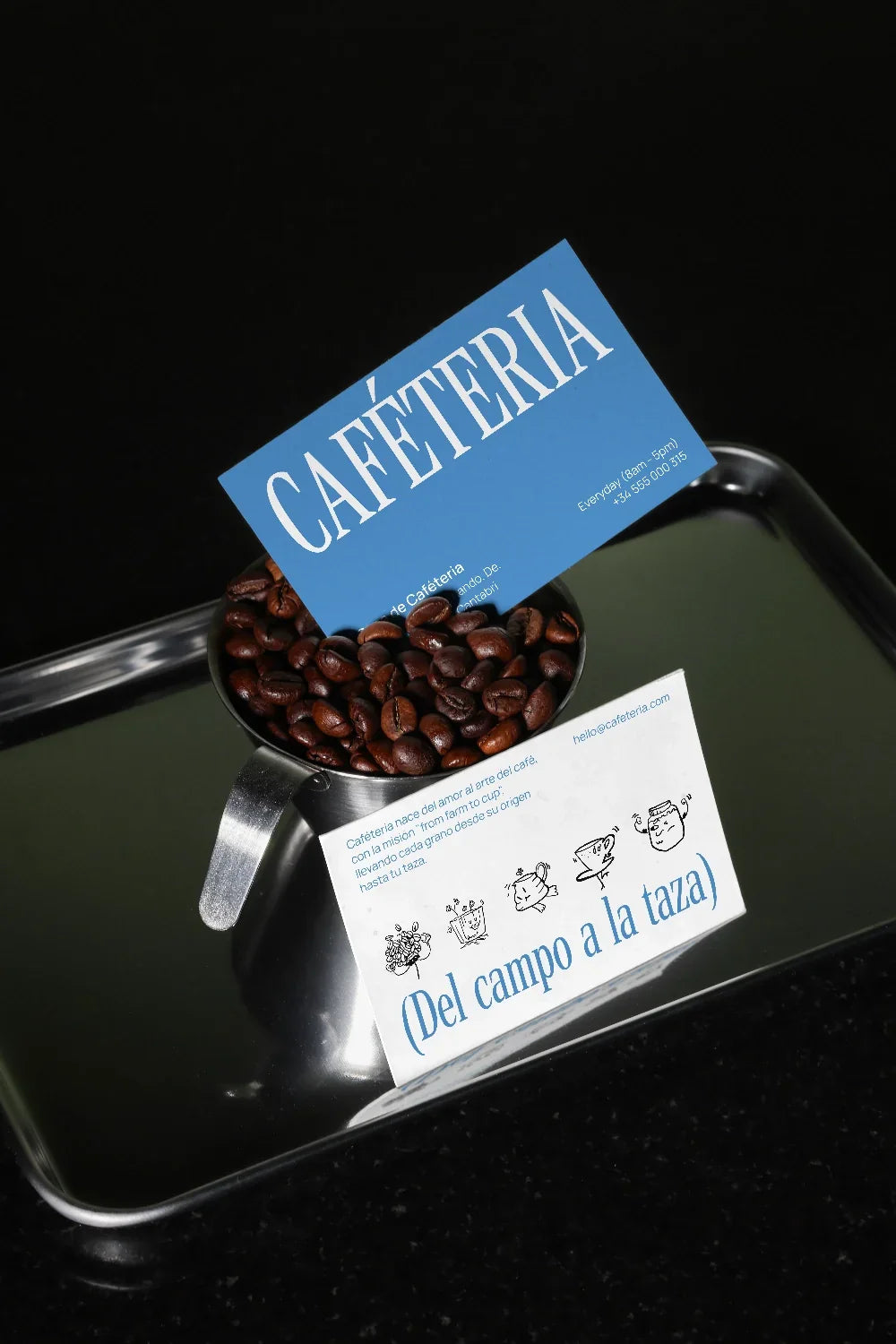 Design Studies: Coffee Business Card mockup