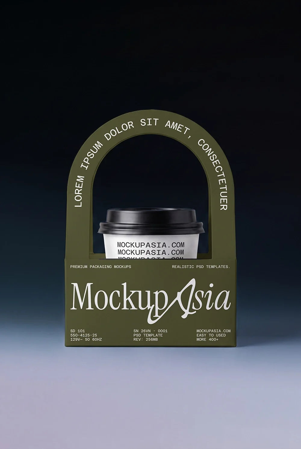 Design Studies: Coffee Cup Carrier Mockup