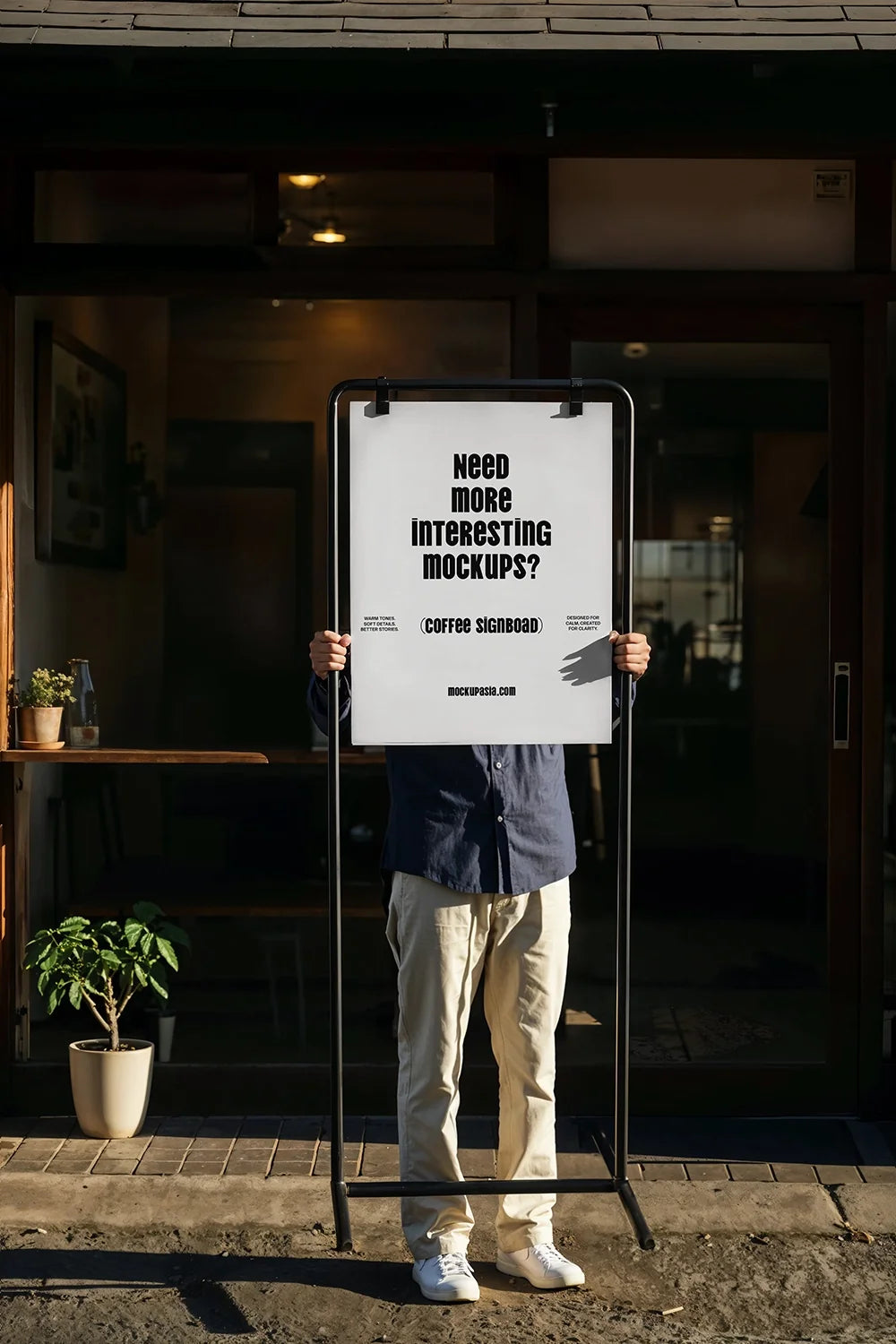 Design Studies: Coffee Signboard Mockup - Image 2