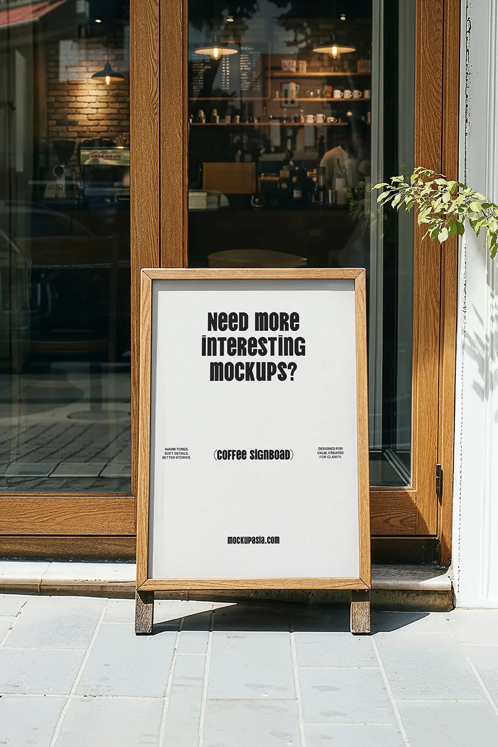 Design Studies: Coffee Signboard Mockup - Image 2