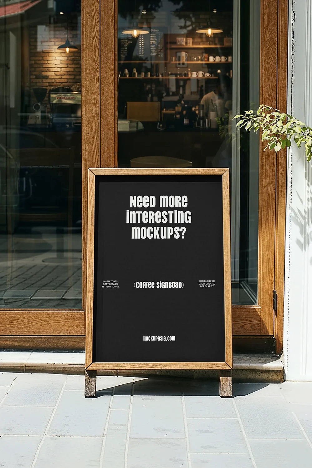 Design Studies: Coffee Signboard Mockup