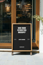 Design Studies: Coffee Signboard Mockup