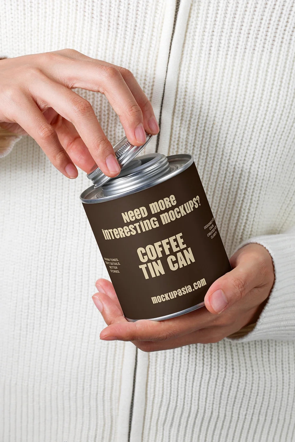 Design Studies: Coffee Tin Can Mockup