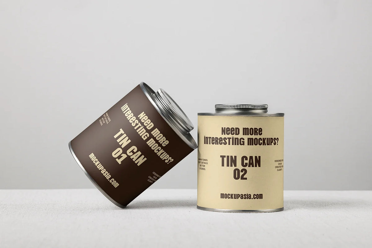 Design Studies: Coffee Tin Can Mockup