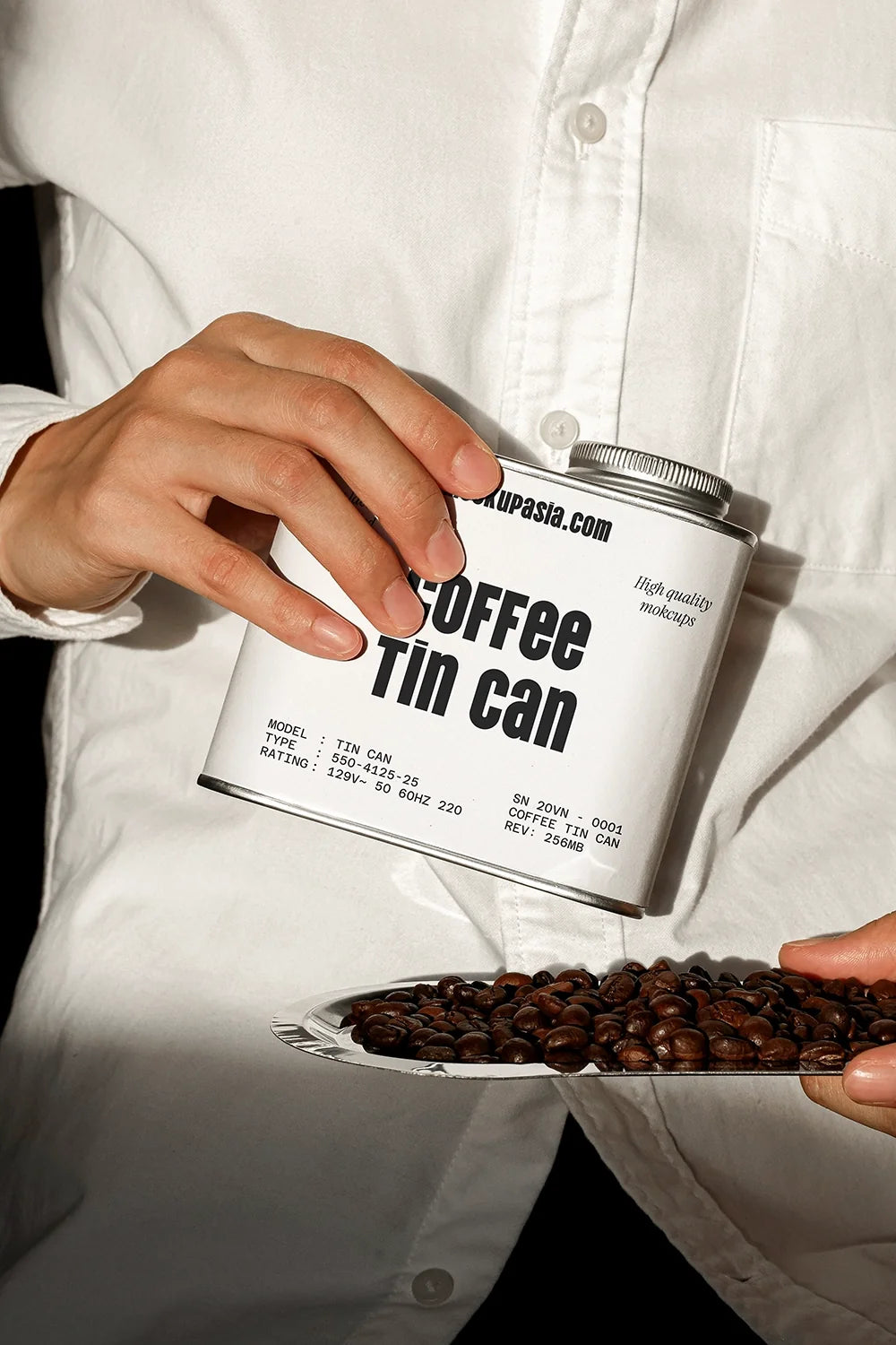 Design Studies: Coffee Tin Can Mockup - Image 2