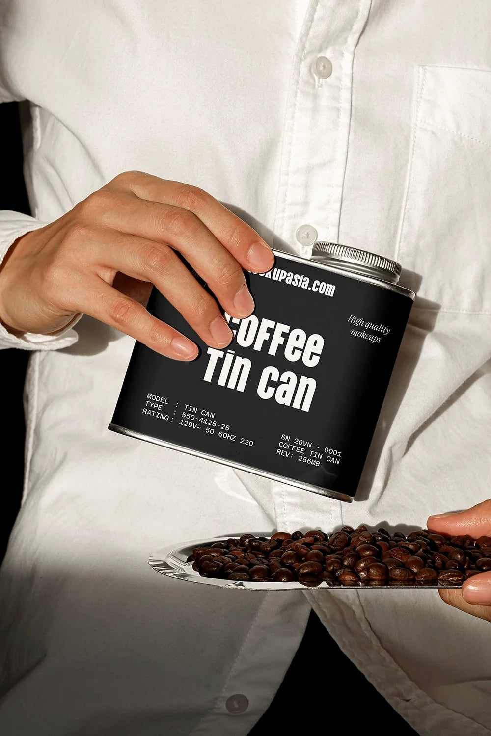 Design Studies: Coffee Tin Can Mockup