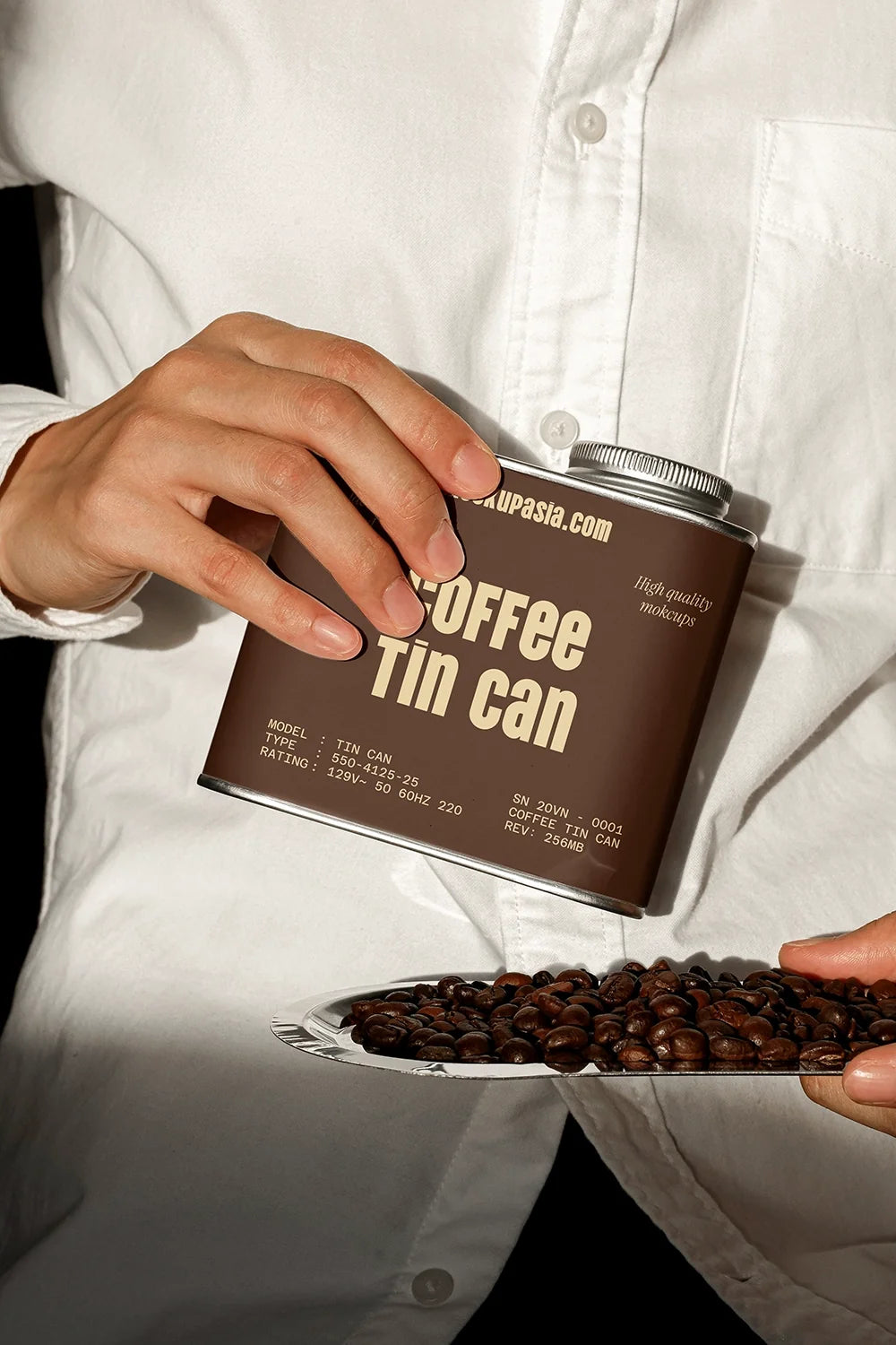 Design Studies: Coffee Tin Can Mockup - Image 3