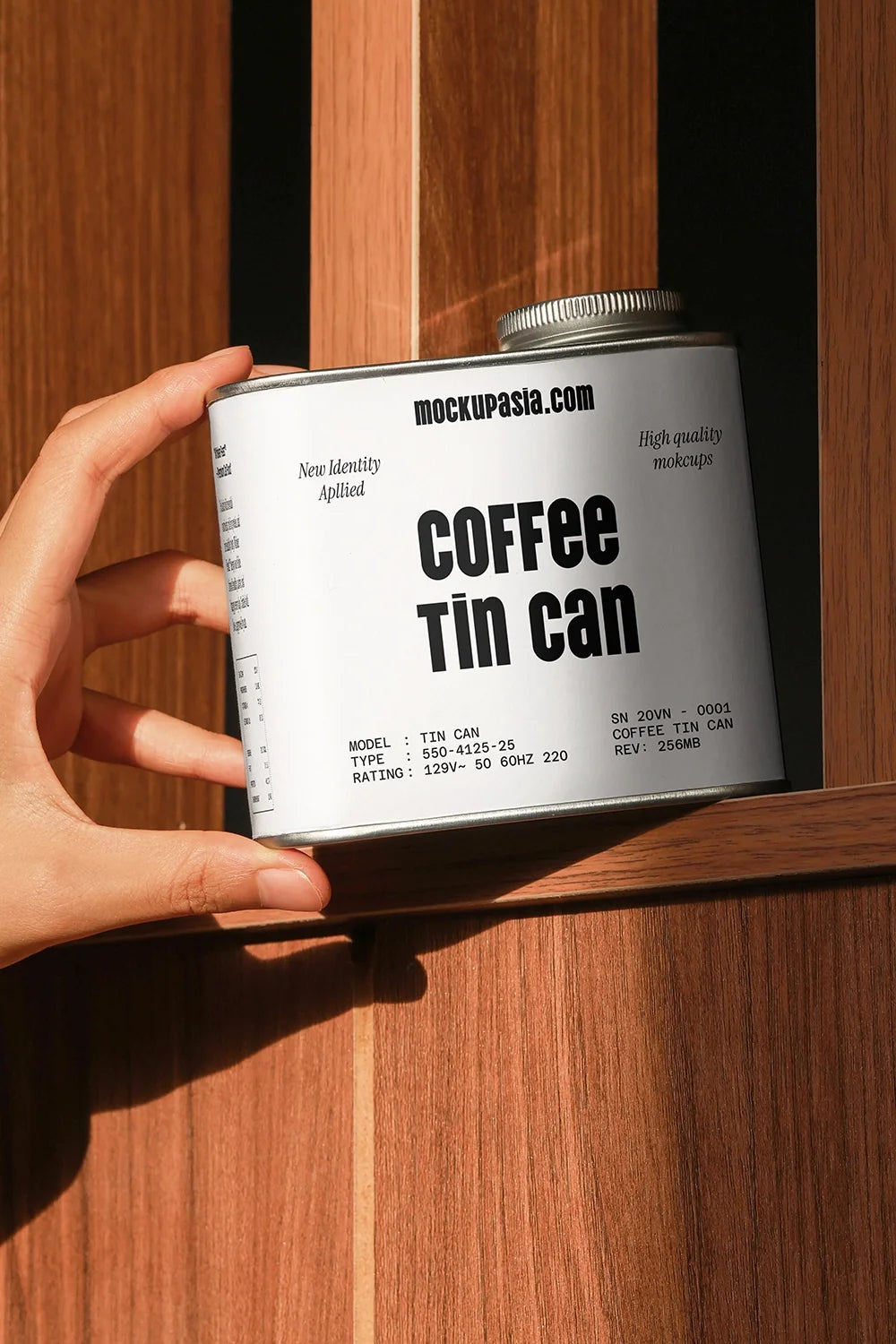 Design Studies: Coffee Tin Can Mockup - Image 2