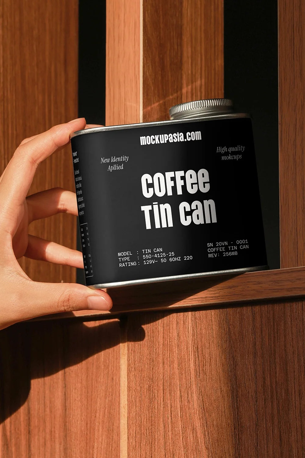 Design Studies: Coffee Tin Can Mockup