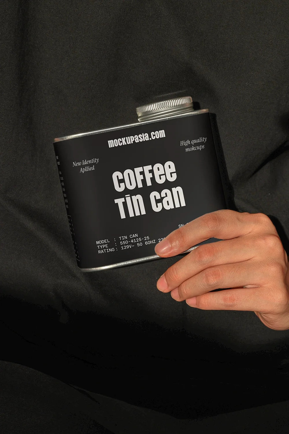Design Studies: Coffee Tin Mockup