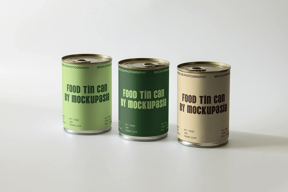 Design Studies: Cat Food Can Mockup
