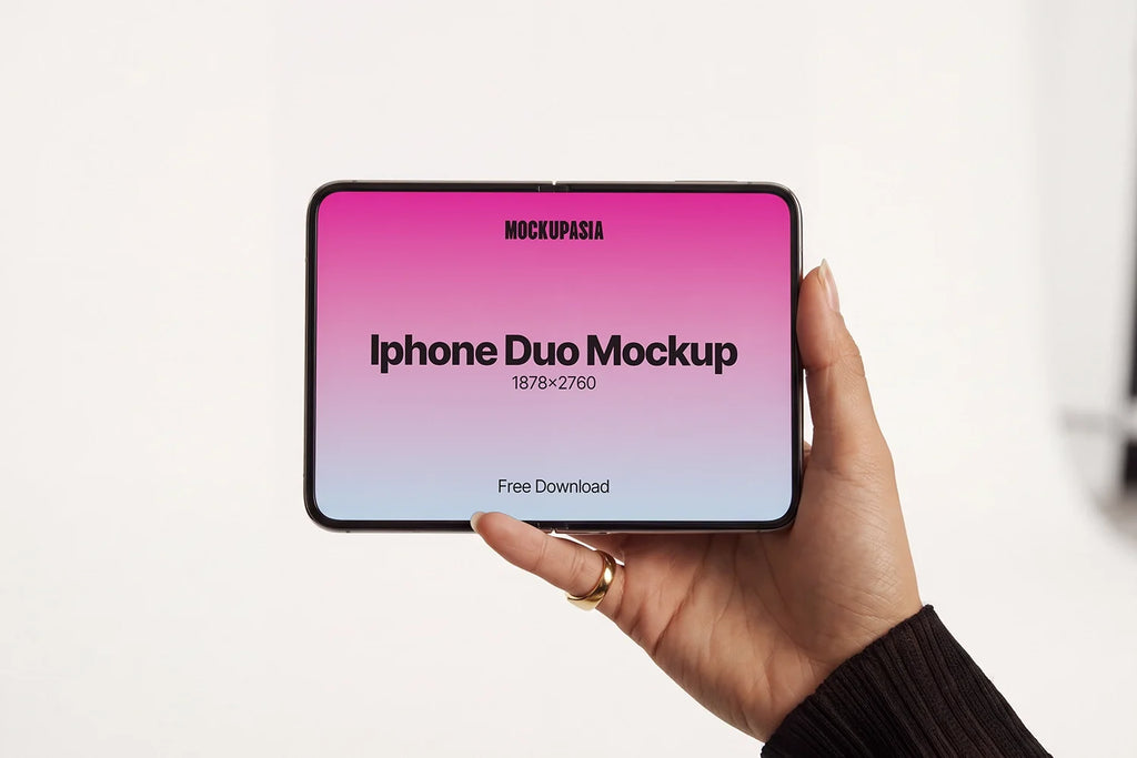Design Studies: Free iphone duo mockup