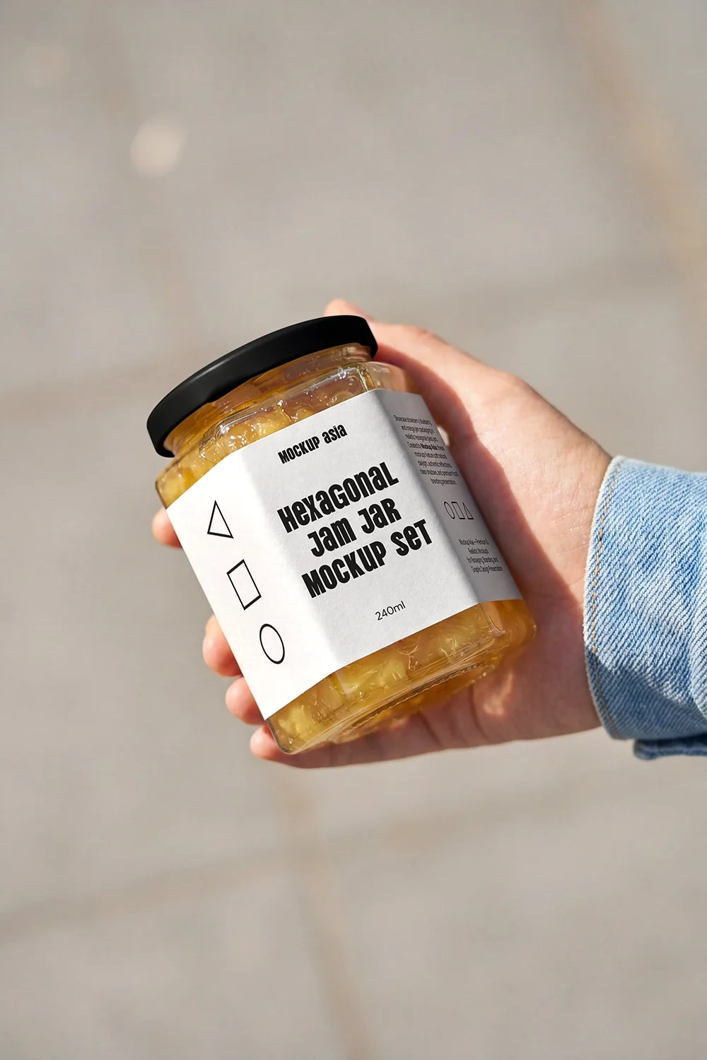 Design Studies: Hexagon Jam Jar Mockup - Image 2