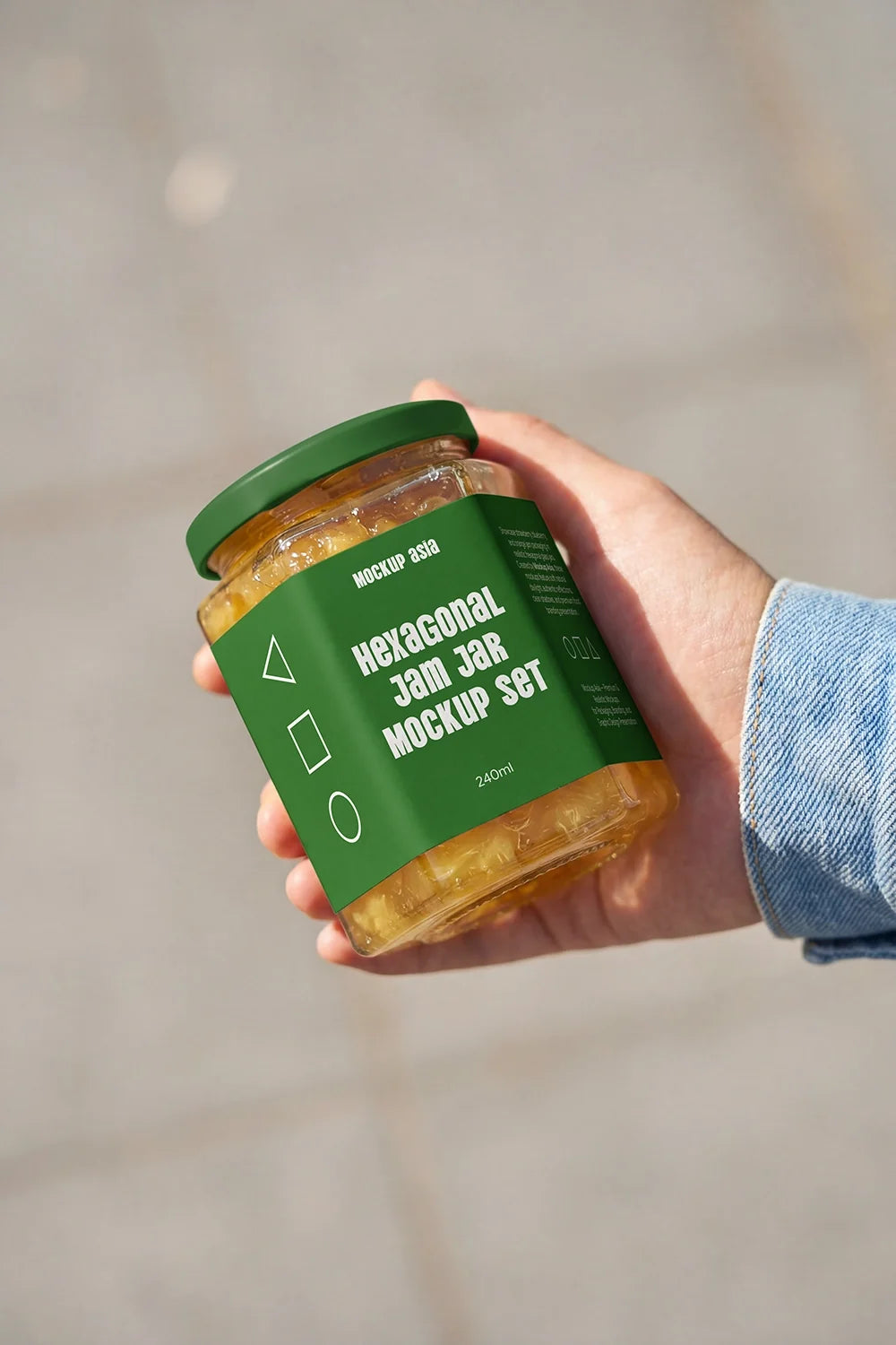 Design Studies: Hexagon Jam Jar Mockup - Image 3