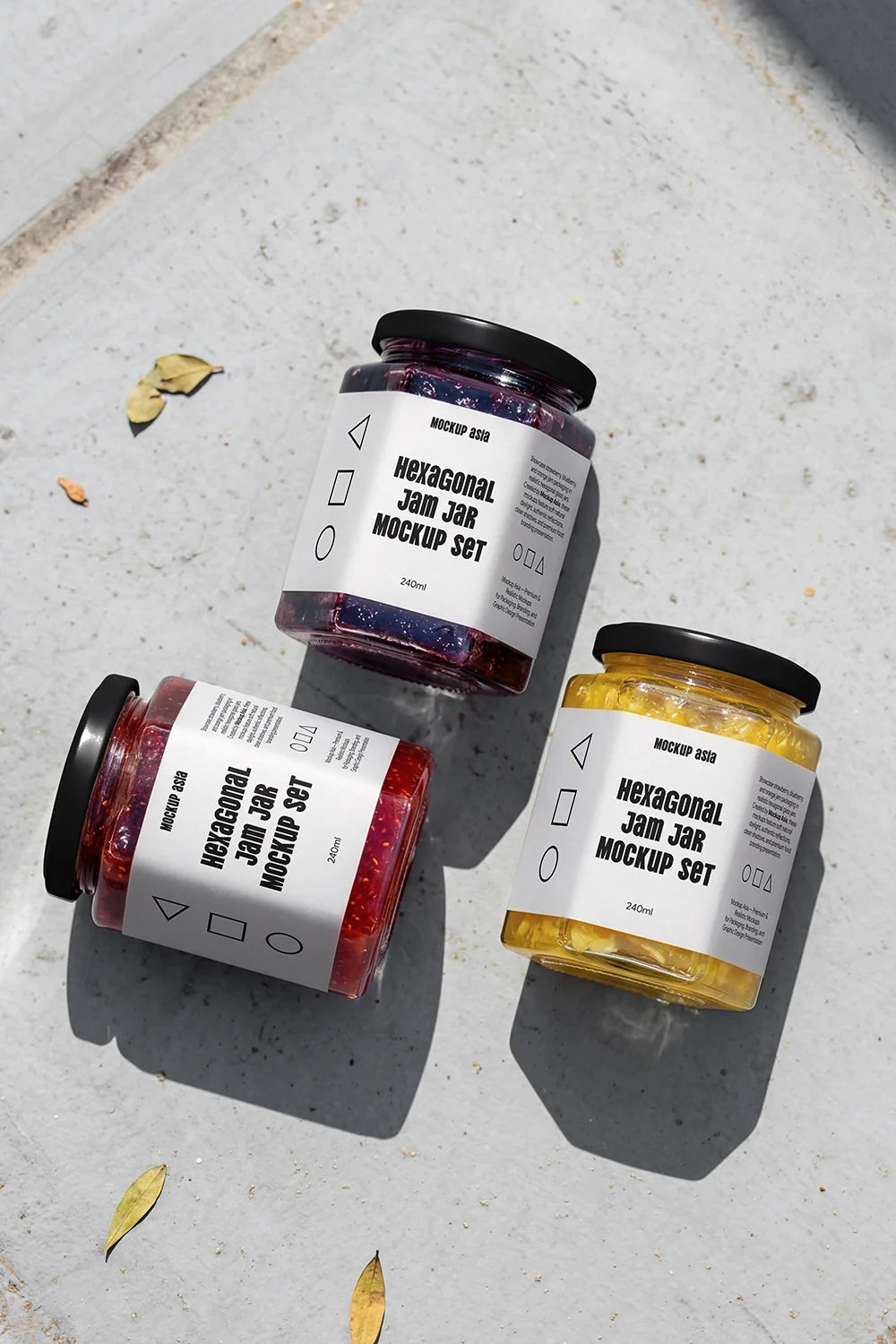 Design Studies: Hexagon Jam Jar Mockup - Image 2
