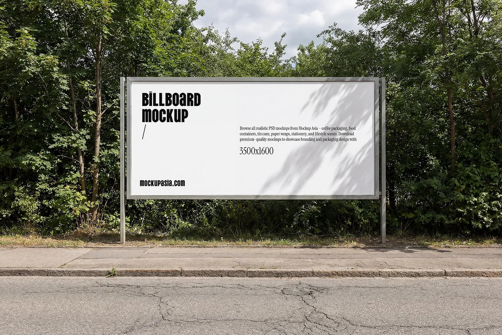 Design Studies: Horizontal Roadside Billboard Mockup - - Image 2