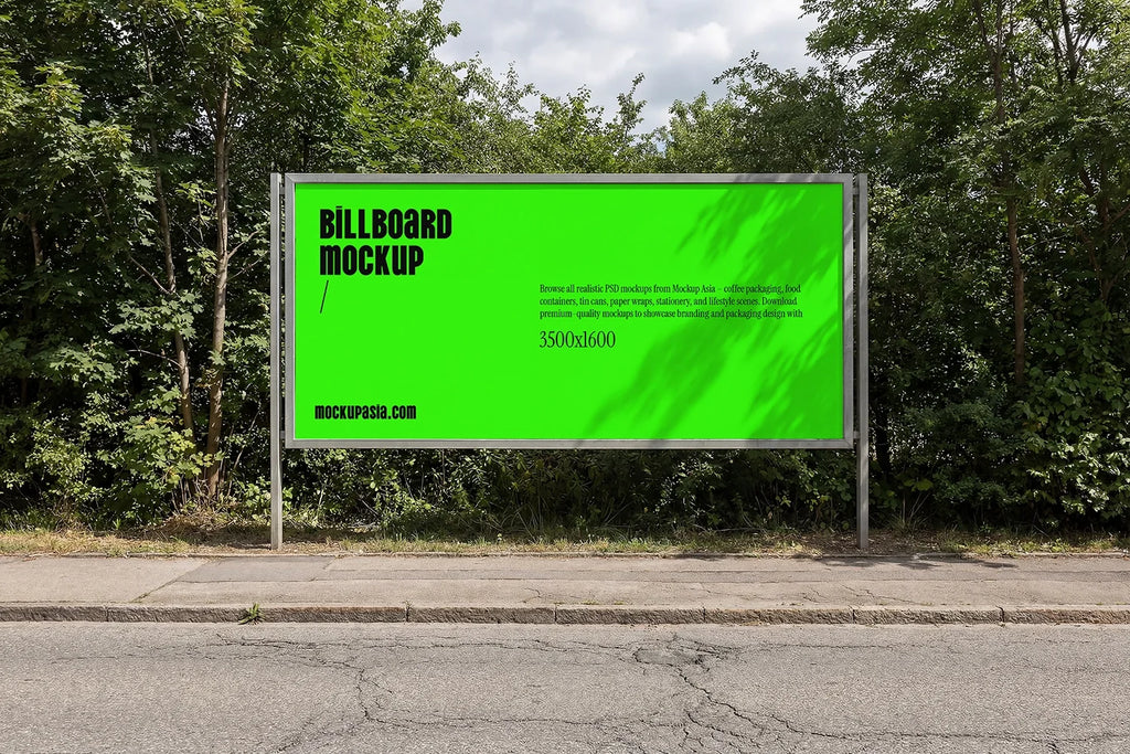 Design Studies: Horizontal Roadside Billboard Mockup - - Image 3