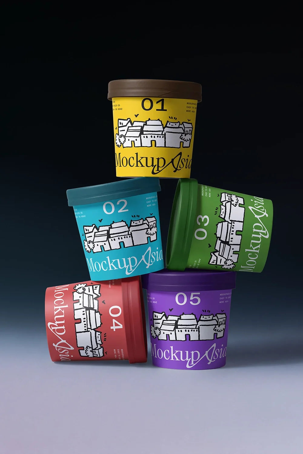 Design Studies: Ice-cream Cup mockup
