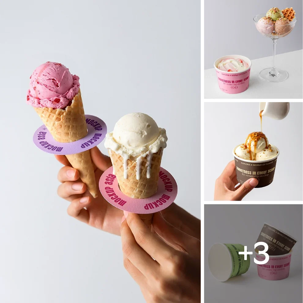 Design Studies: Ice-cream mockup bundle - Image 2