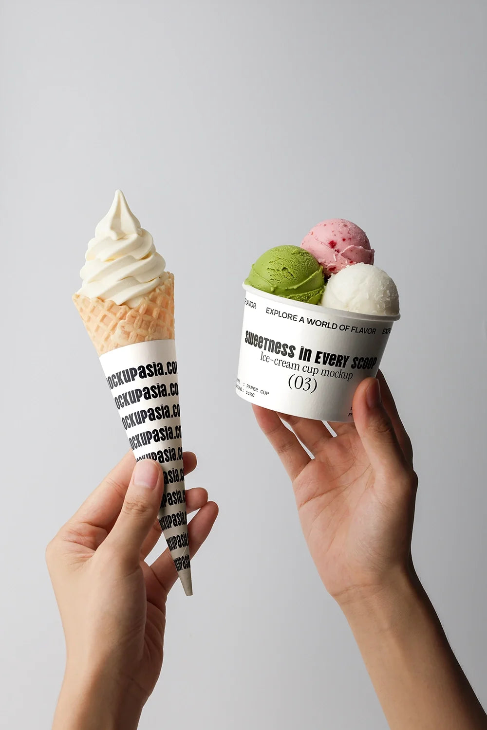 Design Studies: Ice-cream Cup mockup - Image 2