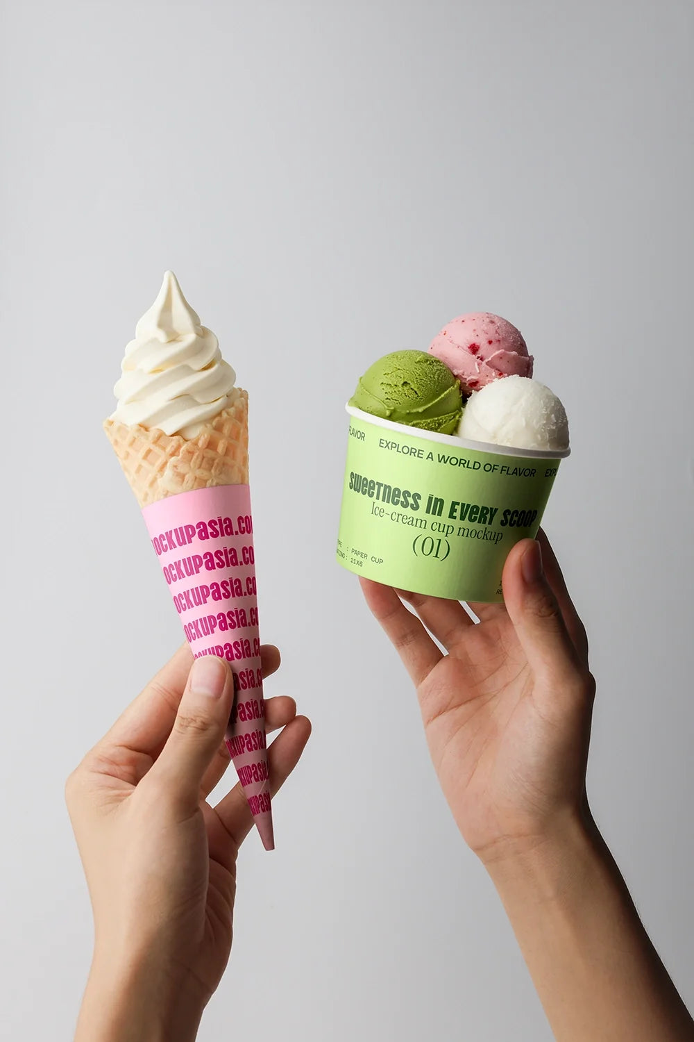 Design Studies: Ice-cream Cup mockup