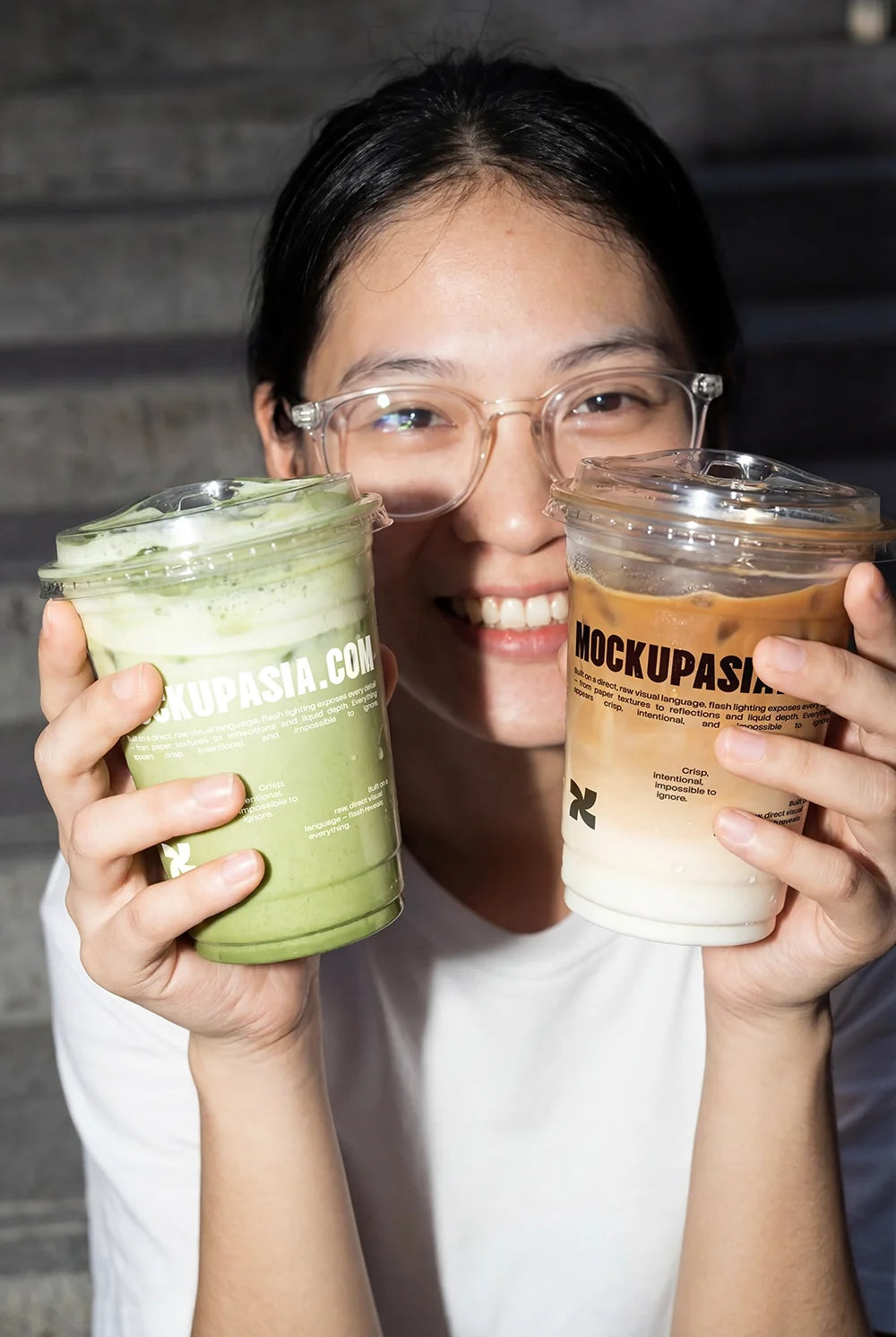 Design Studies: Iced latte Cup Mockup
