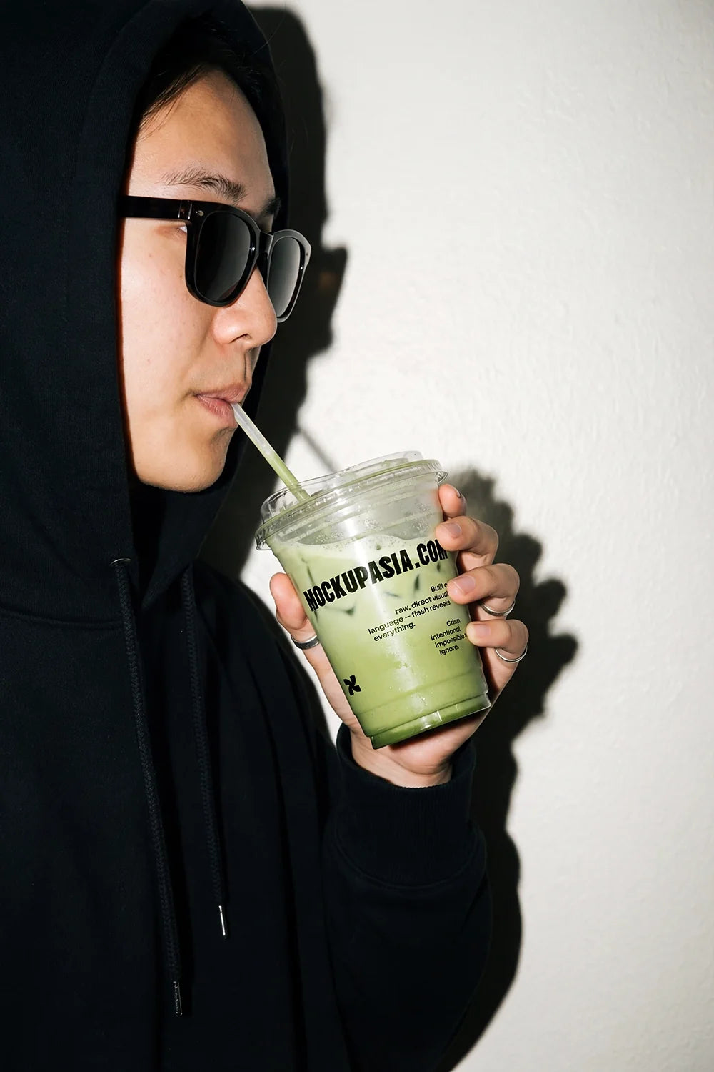 Design Studies: Iced matcha latte Cup Mockup - Image 2