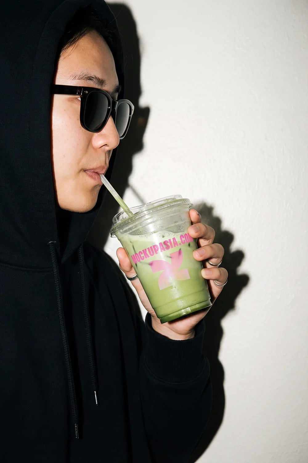 Design Studies: Iced matcha latte Cup Mockup - Image 3