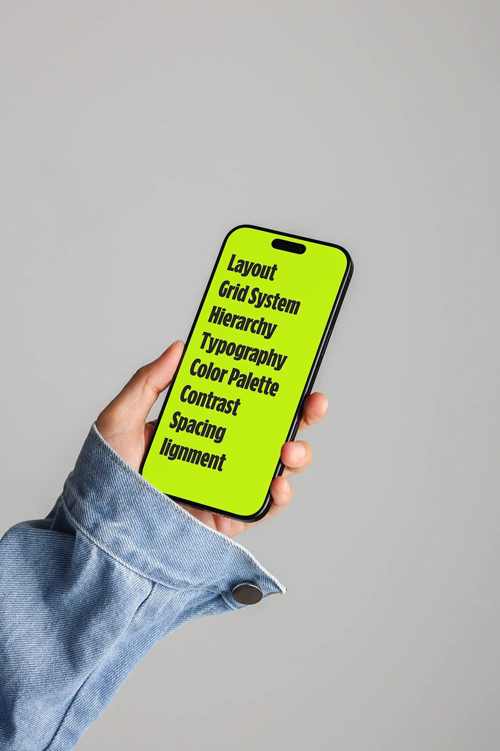 Design Studies: Iphone Mockup