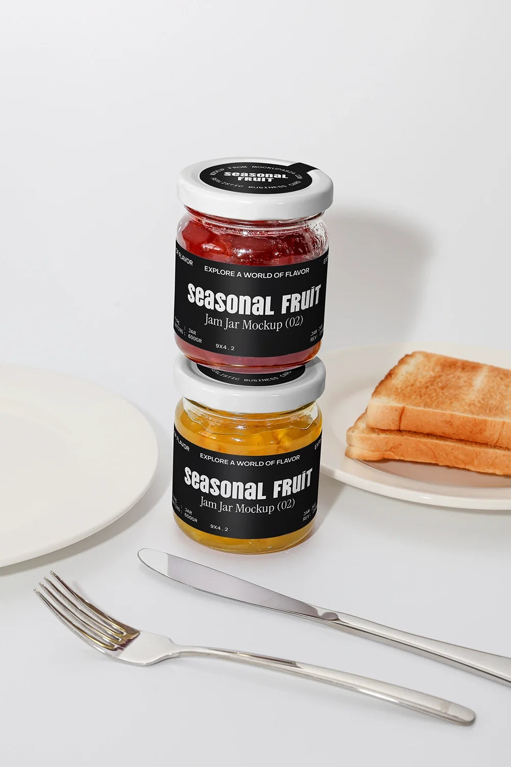 Design Studies: Jam Jar Mockup