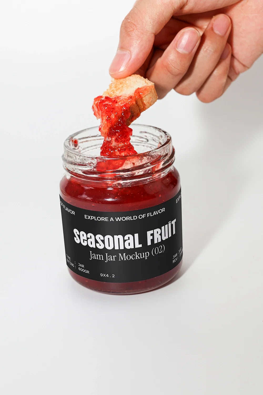 Design Studies: Jam Jar Mockup